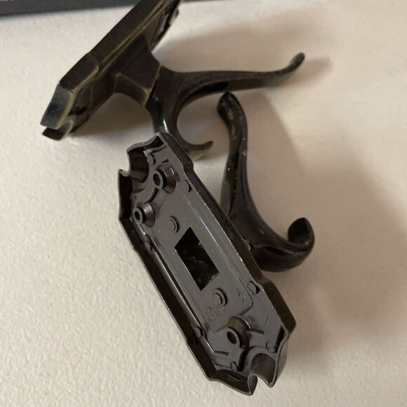 Vintage Antique Brass Hooks JCPenney garment Bath Robe Hooks 4074 - Picture 6 of 6